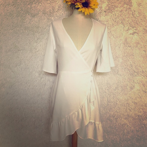 Topshop ruffle mini dress in PINK 🎀 - Picture 1 of 5